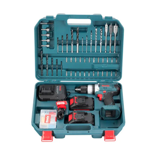 کیت دریل شارژی چکشی ۵۳ پارچه رونیکس مدل RS-8619